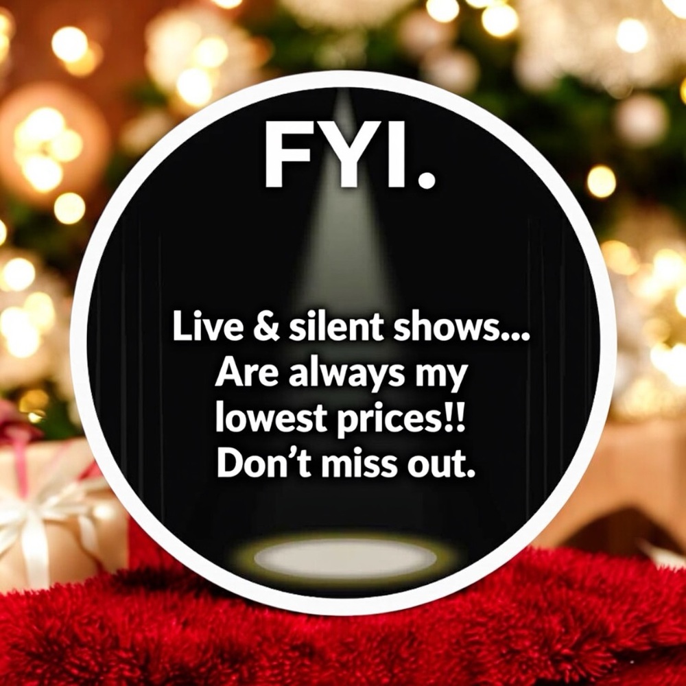 Get the lowest prices on the live and silent shows